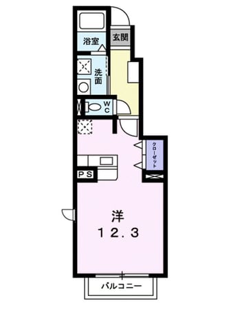 ミニヨンⅡ　Ｂの物件間取画像